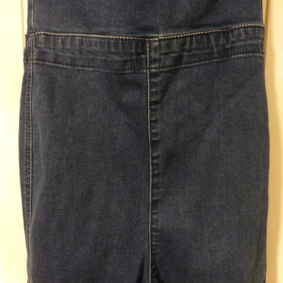 FOREVER 21 strapless tube dark wash denim jumpsuit - Picture 6 of 12